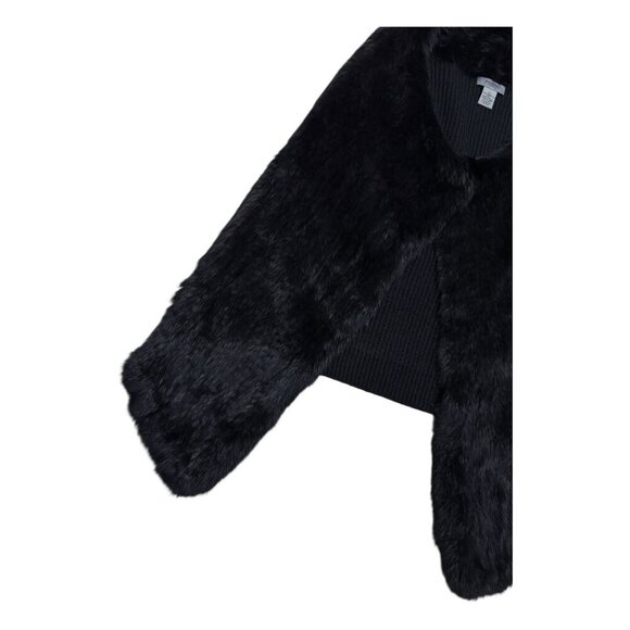 Premise 100% RABBIT FUR Luxury Designer SOFT Sleeveless Knit Vest Womens Small - Picture 5 of 5